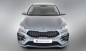 KIA RIO 4 бампер передний  "Kudos" дорейстайлинг с 2017 по 2022 г
