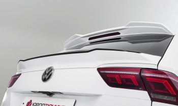 7 999 р. Volkswagen Tiguan  II рест спойлер с 2020 г по настоящее время  с доставкой в г. Кемерово. Увеличить фотографию 2
