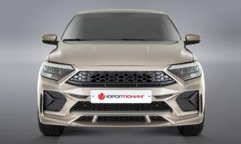 Volkswagen Polo передний бампер с 2020 г по настоящее время