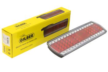 3 289 р. Фонарь задний КАМАЗ-5490,МАЗ левый светодиодный с жгутом с разъемом GILBER  с доставкой в г. Кемерово. Увеличить фотографию 1