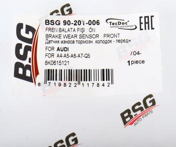 142 р. Датчик износа тормозных колодок AUDI A4,A5,A6,A7,Q5 BSG  с доставкой в г. Кемерово. Увеличить фотографию 4