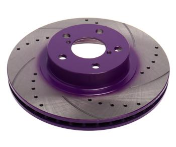 Диск тормозной SUBARU Forester (07-),Impreza (07-) передний (перфорированный) (1шт.) NIBK