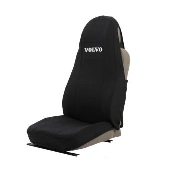 Авточехлы VOLVO FH 12 жаккард с ремнями черные комплект АВТОРЕАЛ