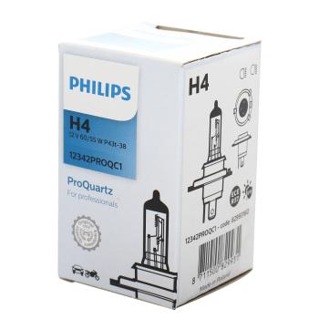 180 р. Лампа 12V H4 6055W P43t-38 ProQ PHILIPS  с доставкой в г. Кемерово. Увеличить фотографию 3
