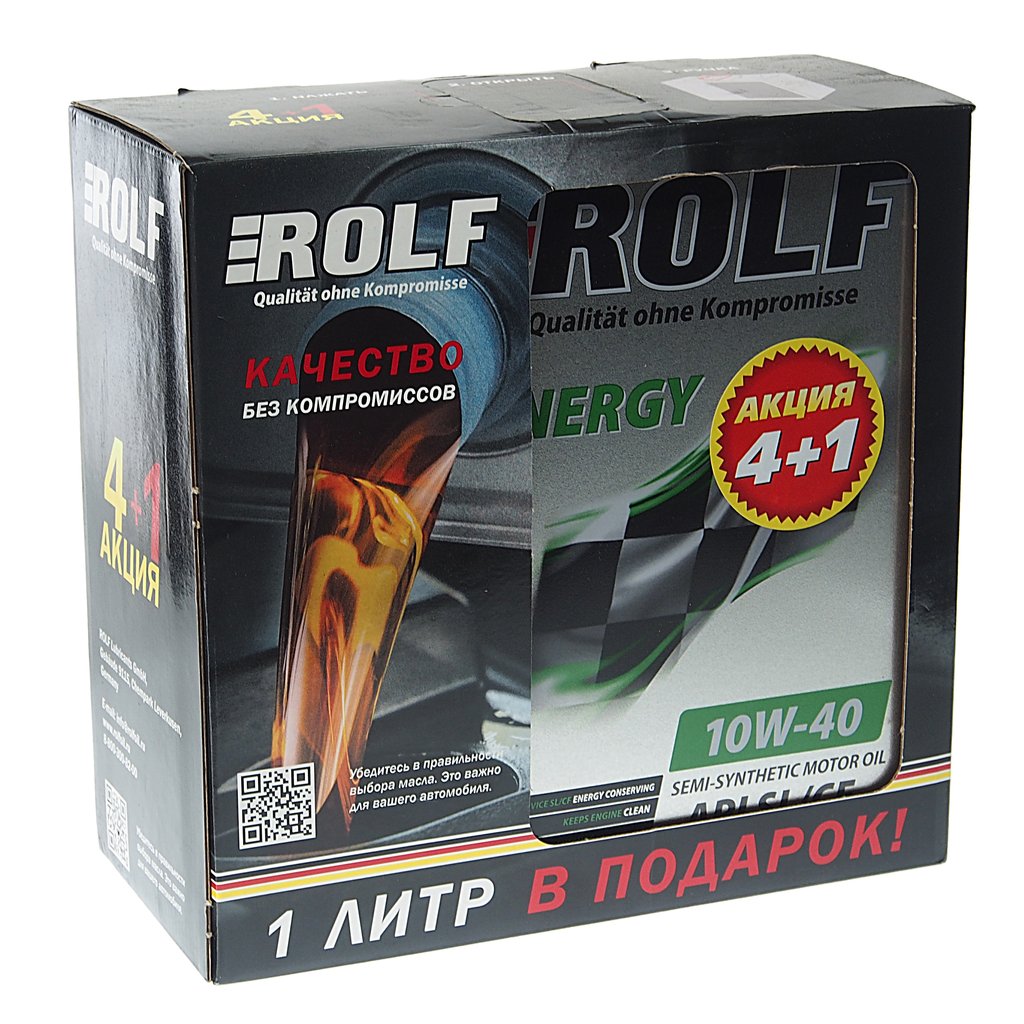2 299 р. Масло моторное ENERGY API SLCF 10W40 псинт.4+1л ROLF  с доставкой в г. Кемерово