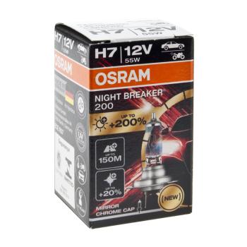 1 759 р. Лампа 12V H7 55W PX26d +200% 3700K Night Breaker 200 OSRAM  с доставкой в г. Кемерово. Увеличить фотографию 2