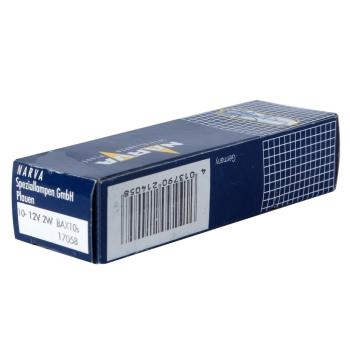 64 р. Лампа 12V 2W BAX8.3s1.5 синий патрон Plastic Base NARVA  с доставкой в г. Кемерово. Увеличить фотографию 1