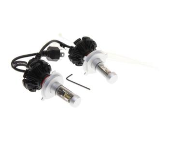 2 899 р. Лампа светодиодная 12V H4 P43t-38 6200K (2шт.) MEGAPOWER  с доставкой в г. Кемерово. Увеличить фотографию 1
