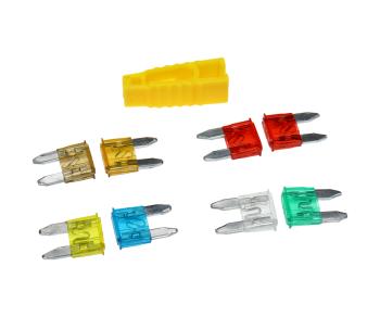 44 р. Предохранитель 5-30А флажковый MINI комплект 8шт. с пинцетом MEGA ELECTRIC  с доставкой в г. Кемерово. Увеличить фотографию 1