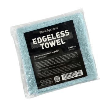 168 р. Салфетка микрофибра универсальная 40х40см Edgeless Towel Blue SHINE SYSTEMS  с доставкой в г. Кемерово. Увеличить фотографию 4