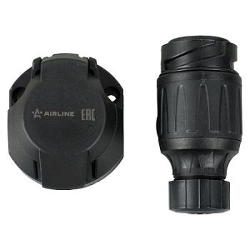 Розетка Airline Черный ATE-49 13 pin  