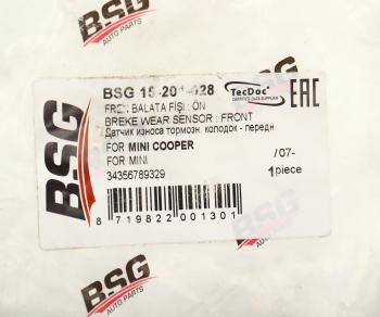 489 р. Датчик износа тормозных колодок MINI Cooper (R55,R56,R57) передний BSG  с доставкой в г. Кемерово. Увеличить фотографию 5