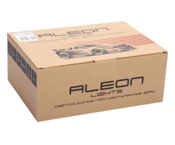 4 699 р. Фара противотуманная RENAULT Logan светодиодная 55W 6000К 1 линза (2шт.) ALEON  с доставкой в г. Кемерово. Увеличить фотографию 4