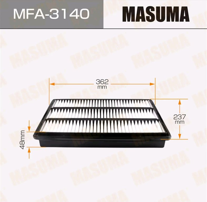 769 р. Фильтр воздушный MITSUBISHI Pajero 3 (00-06),4 (06-) MASUMA  с доставкой в г. Кемерово