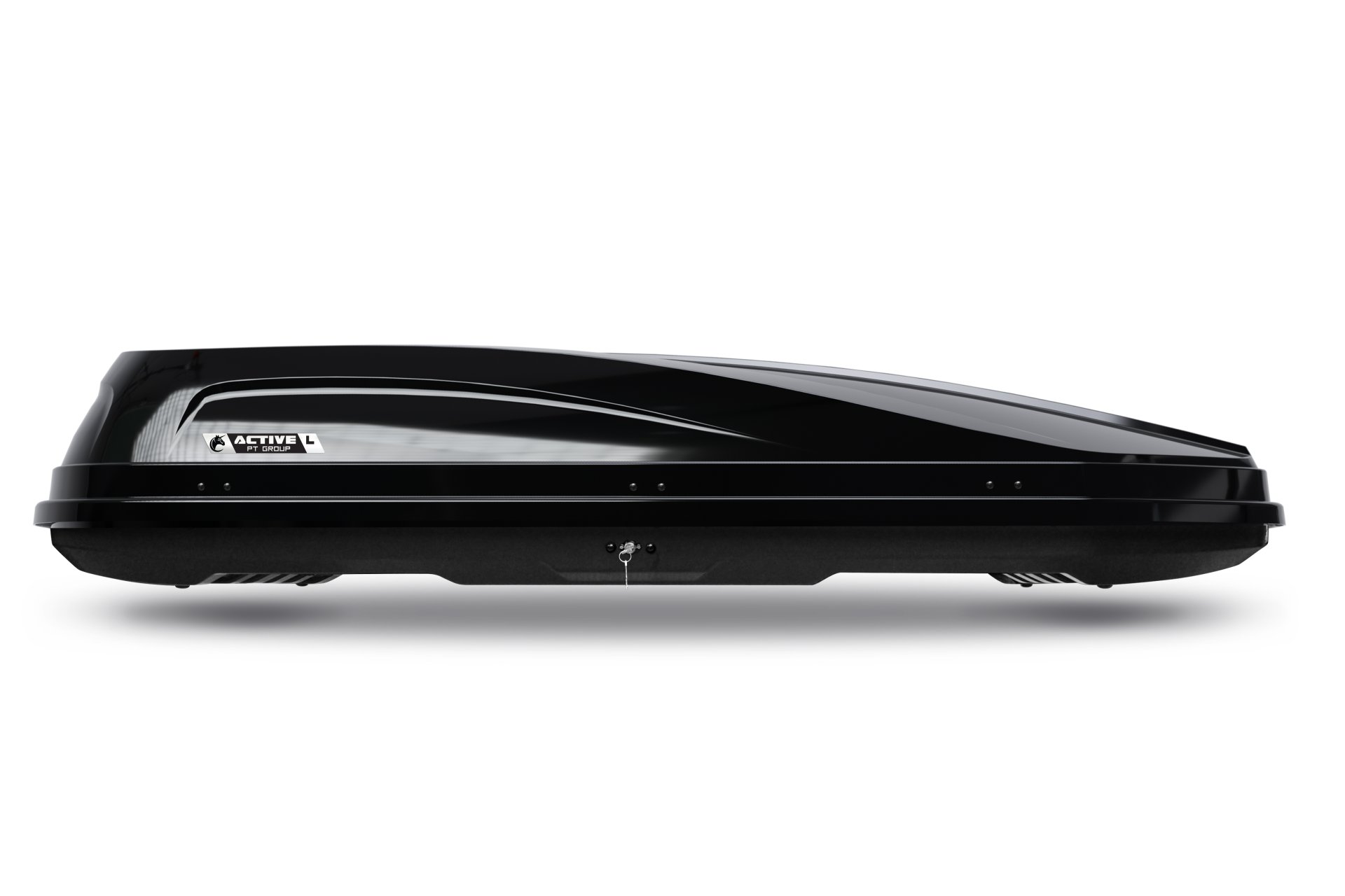 34 999 р. Автобокс PT GROUP (650л., 225x45x88, двухстороннее открывание, ) ACTIVE L Black акрил    с доставкой в г. Кемерово