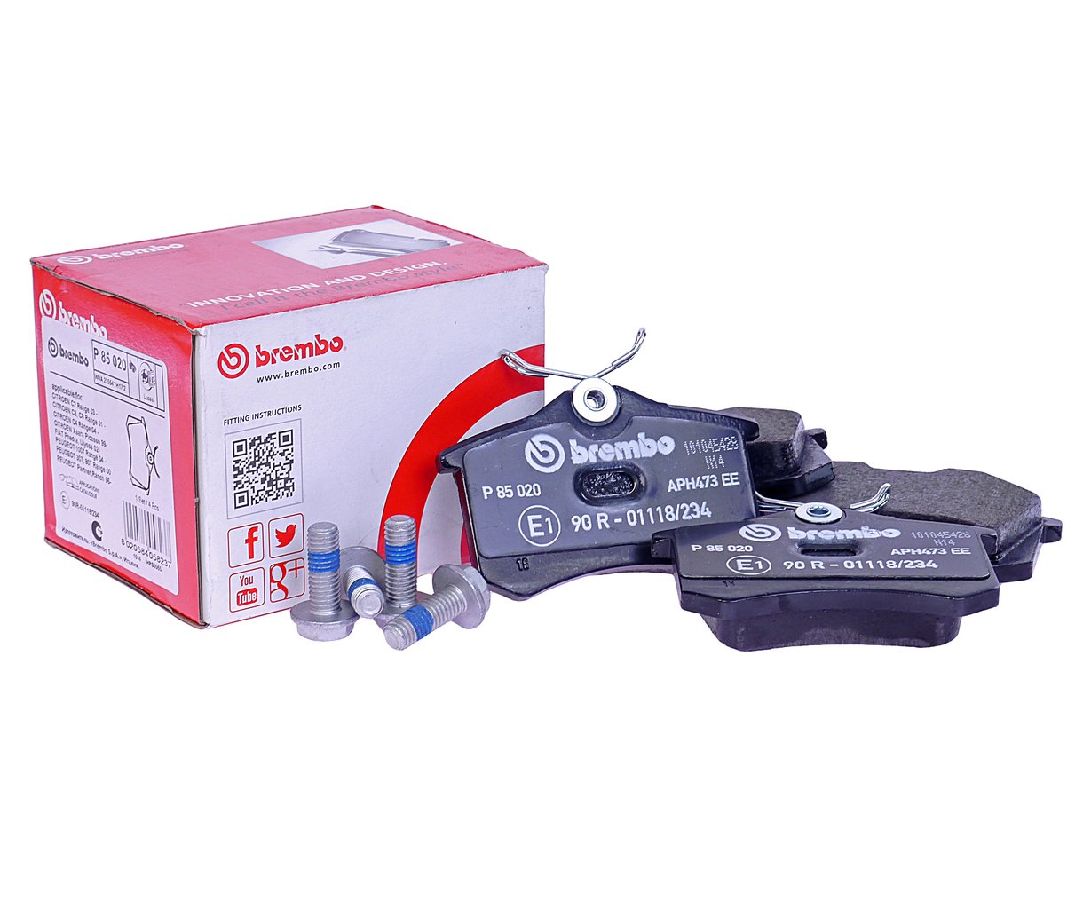 1 639 р. Колодки тормозные VW AUDI SEAT SKODA задние (4шт.) (Исп.Textar 2355402) BREMBO  с доставкой в г. Кемерово