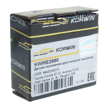 349 р. Датчик положения заслонки дроссельной HYUNDAI OPEL TOYOTA KORWIN  с доставкой в г. Кемерово. Увеличить фотографию 3