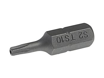 Бита TORX TS10Hх25мм 14" 5-ти гранная с отверстием JTC