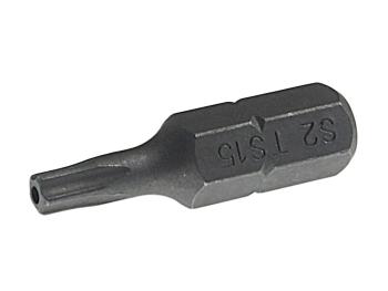 Бита TORX TS15Hх25мм 14" 5-ти гранная с отверстием JTC