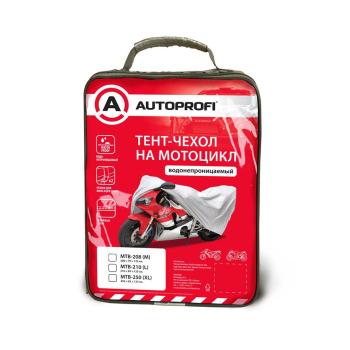 1 829 р. Тент на мотоцикл (XL) 250х83х125см AUTOPROFI  с доставкой в г. Кемерово. Увеличить фотографию 1