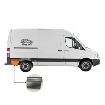 Карман за задним колесом правый с заходом под молдинг Mercedes Sprinter 906 mini