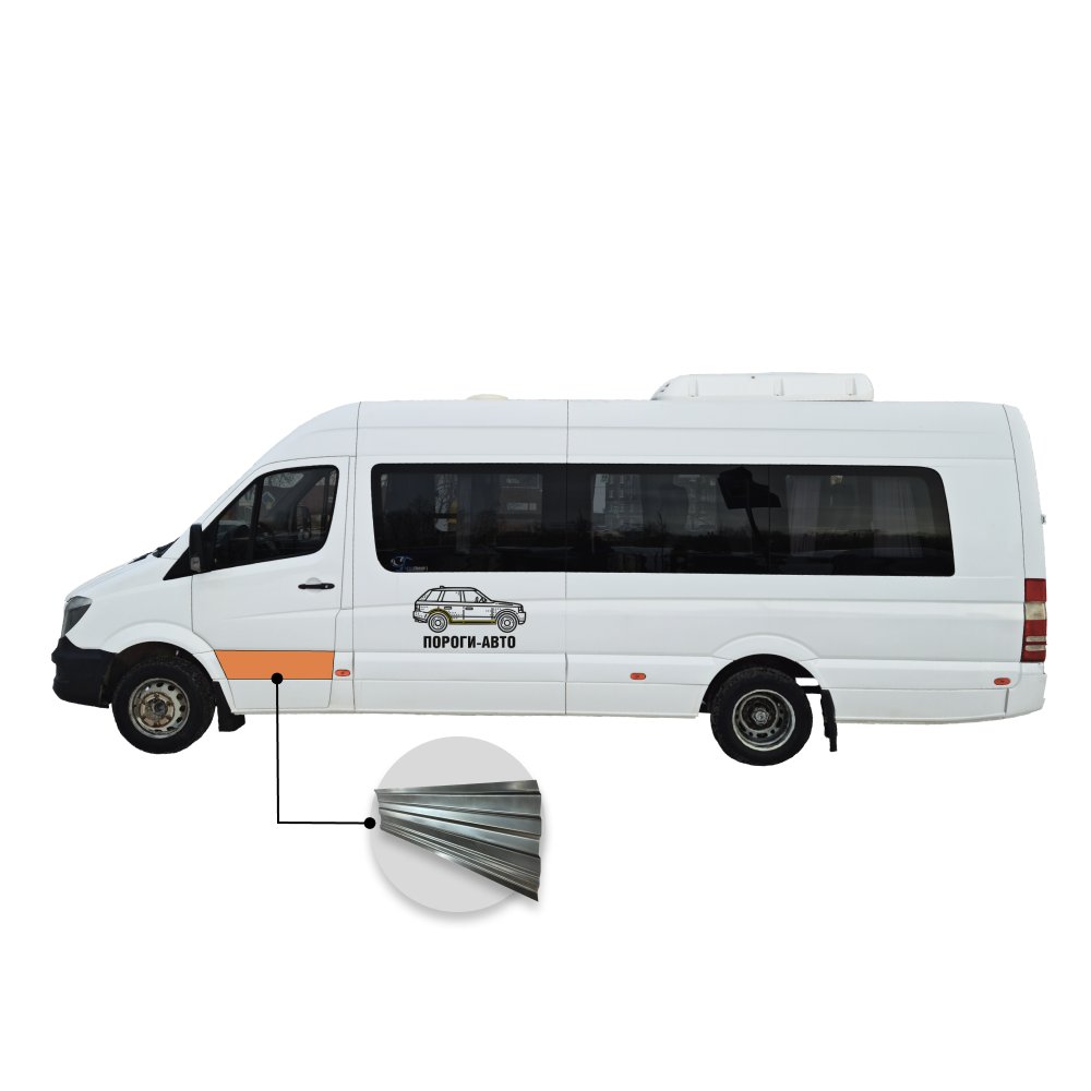 2 269 р. Вставка под молдинг двери водительской Mercedes Sprinter 906 maxi long  с доставкой в г. Кемерово