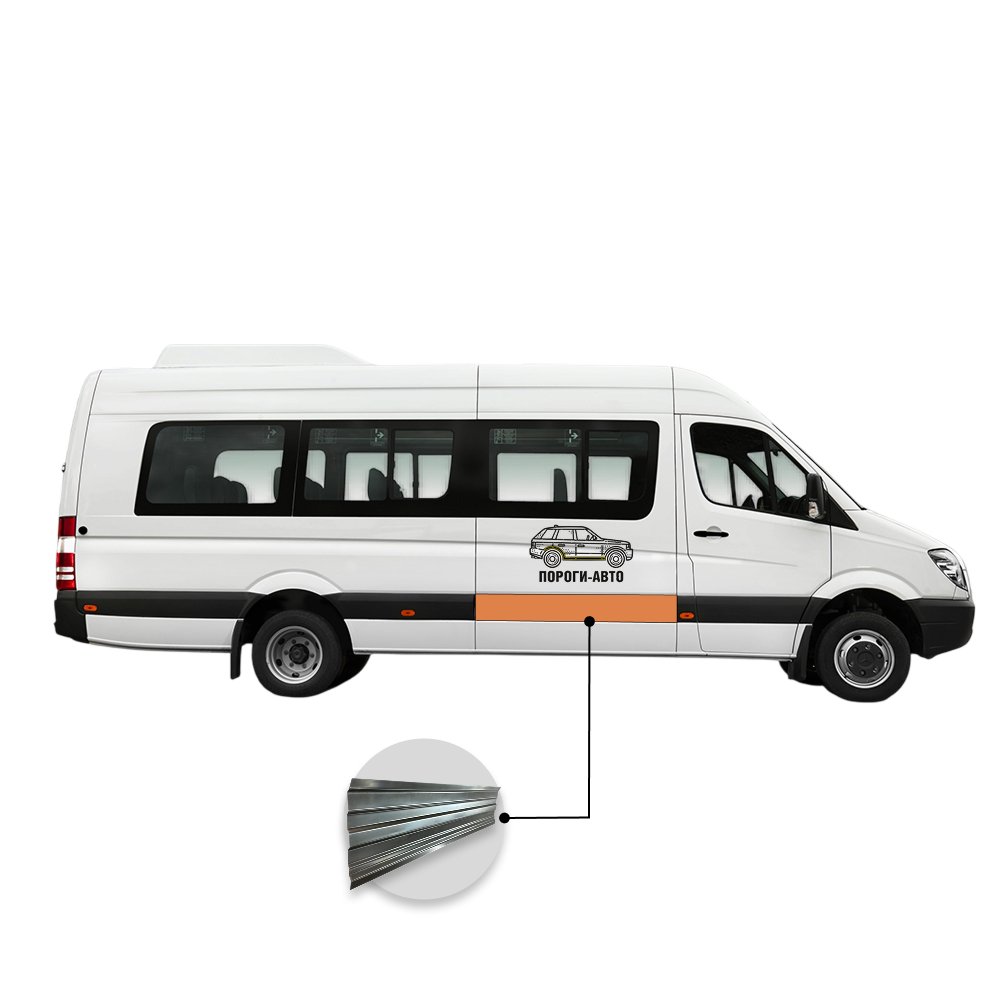 2 799 р. Вставка под молдинг двери откатной Volkswagen Crafter maxi long  с доставкой в г. Кемерово
