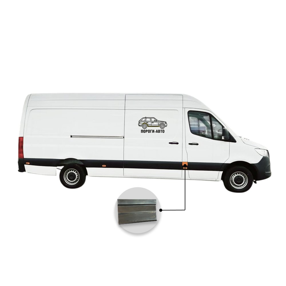 559 р. Вставка под молдинг кармана после пассажирской двери верхняя Mercedes Sprinter 906 maxi  с доставкой в г. Кемерово