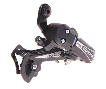 1 099 р. Переключатель велосипедный задний 6 скоростей, черный SHIMANO  с доставкой в г. Кемерово. Увеличить фотографию 1