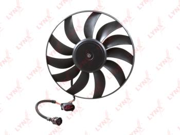 7 299 р. Вентилятор VW Golf (03-08) AUDI A3 (03-12) SKODA Octavia (04-) охлаждения радиатора LYNX  с доставкой в г. Кемерово. Увеличить фотографию 1