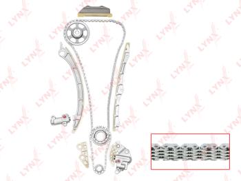 25 499 р. Комплект цепи ГРМ HONDA Accord (08-13) (2.4) (2 цепи+башмак натяж+3 успокоит+2 натяж+3 звезды) LYNX  с доставкой в г. Кемерово. Увеличить фотографию 1