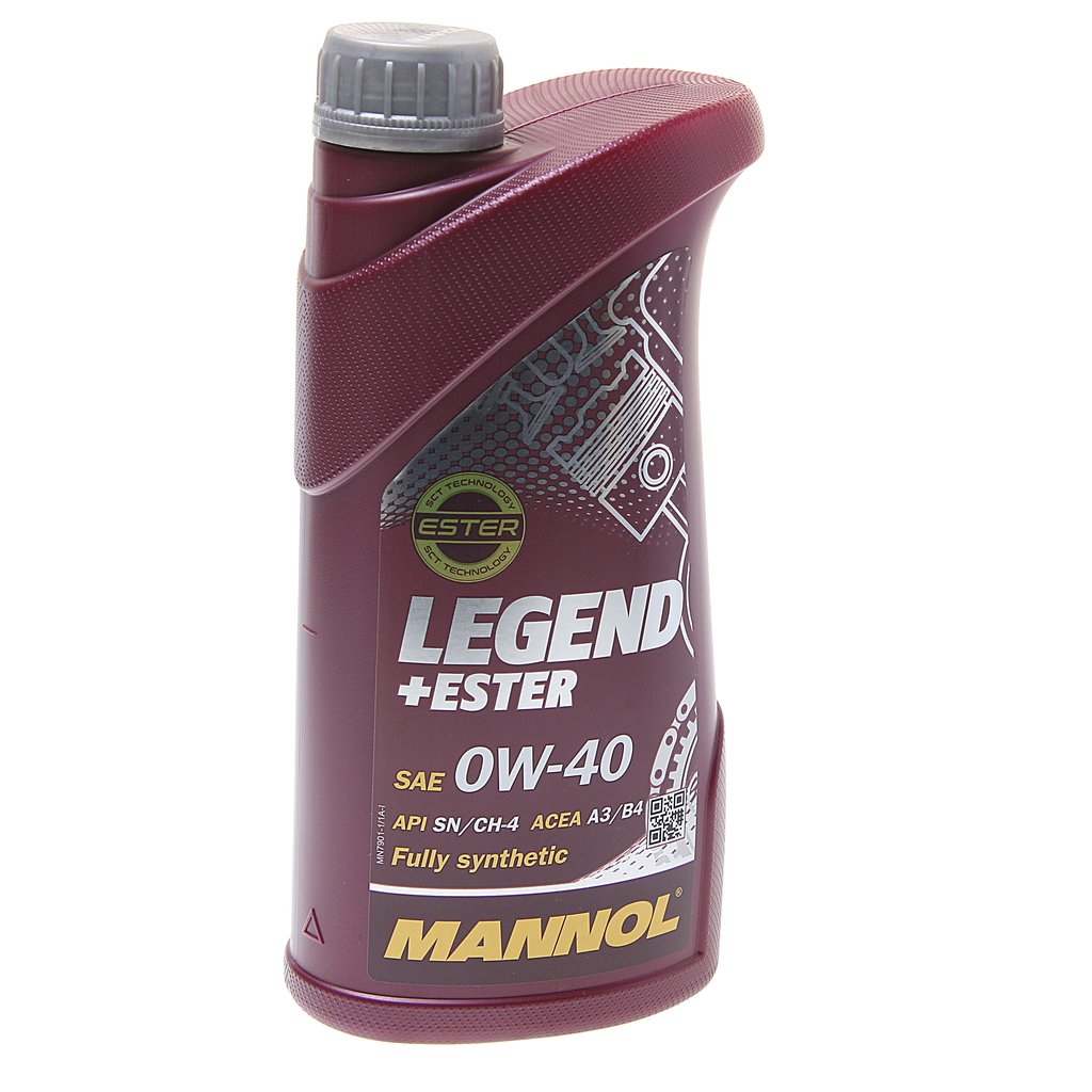 1 179 р. Масло моторное LEGEND+ESTER 0W40 SNA3B4CH-4 синт.1л 7901 MANNOL  с доставкой в г. Кемерово