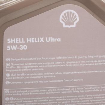 4 499 р. Масло моторное HELIX ULTRA 5W30 A3B4SN синт.4л SHELL  с доставкой в г. Кемерово. Увеличить фотографию 2