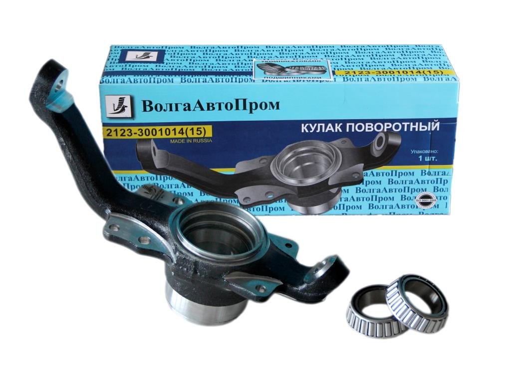 6 999 р. Кулак поворотный ВАЗ-2123 правый в сборе с подшипниками ВОЛГААВТОПРОМ  с доставкой в г. Кемерово