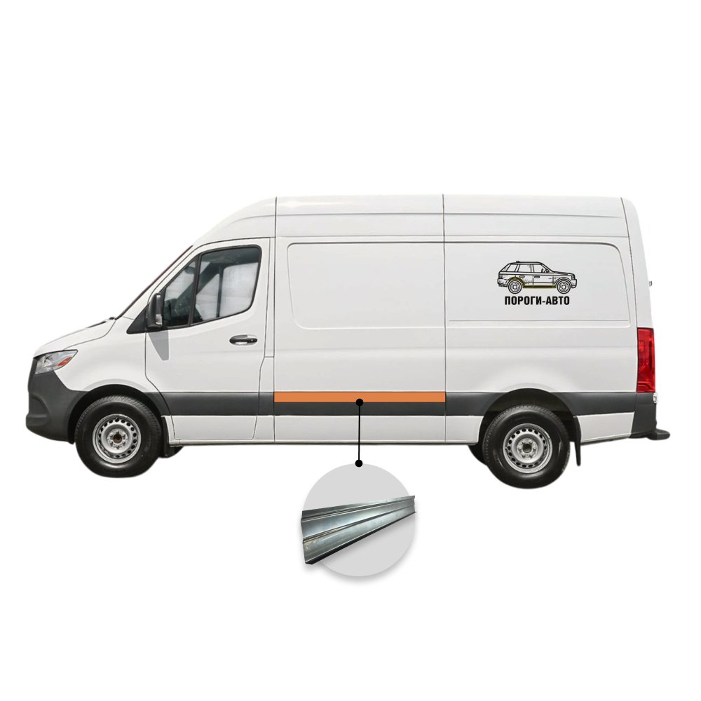2 269 р. Вставка под молдинг борта верхняя Mercedes Sprinter 906 super mini  с доставкой в г. Кемерово