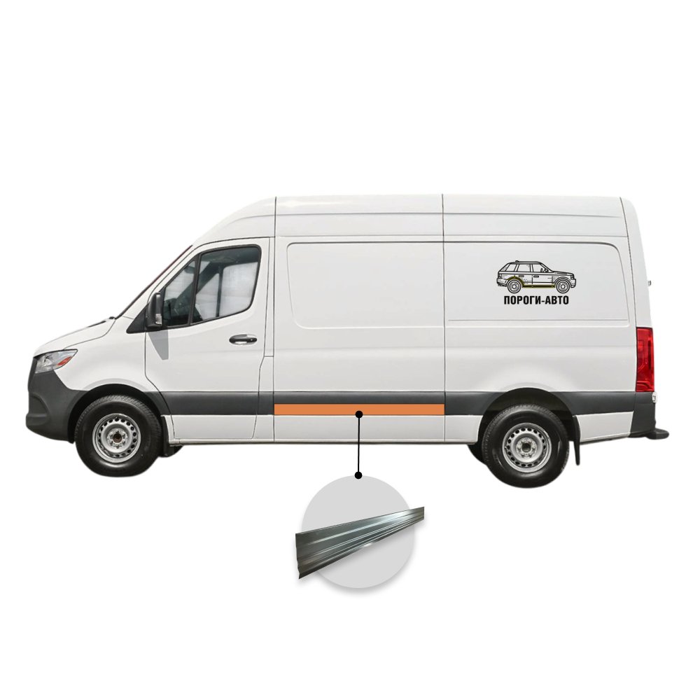 2 269 р. Вставка под молдинг борта нижняя Volkswagen Crafter super mini  с доставкой в г. Кемерово