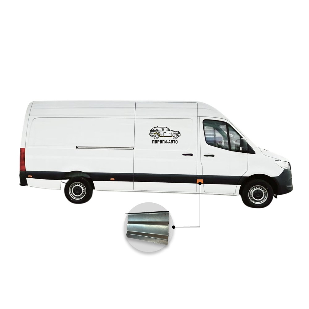 559 р. Вставка под молдинг кармана после пассажирской двери нижняя Mercedes Sprinter 906 maxi  с доставкой в г. Кемерово
