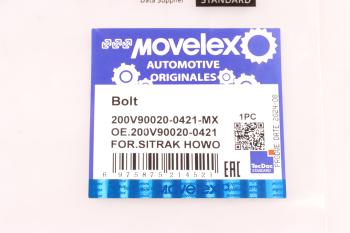 379 р. Болт SITRAK HOWO дв.MC11 головки блока (М18х245) MOVELEX  с доставкой в г. Кемерово. Увеличить фотографию 6