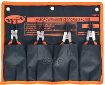 Съемник Стопорных Колец (4 Предмета Набор) 160 Мм. В Сумке (Автоdело) (30423) АвтоDело арт. 30423