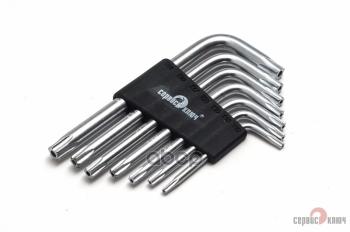 281 р. Набор Ключей Torx 7 Предметов T10-T40 Сервис Ключ (76430) СЕРВИС КЛЮЧ арт. 76430  с доставкой в г. Кемерово. Увеличить фотографию 1