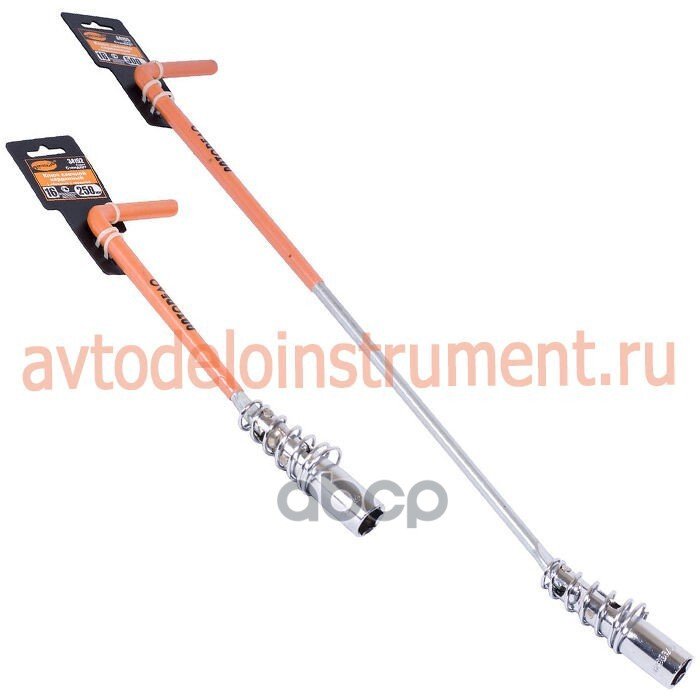 286 р. Ключ Свечной 16 *500 Мм Карданный Г-Образный Автоdело (34155) АвтоDело арт. 34155  с доставкой в г. Кемерово