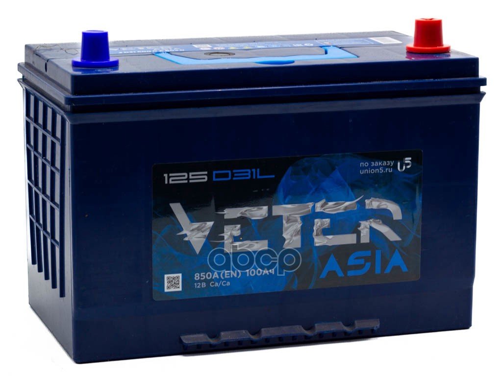 10 449 р. Аккумулятор 100 Veter Asia Прямая Полярность VETER арт. 3D316001AB030  с доставкой в г. Кемерово