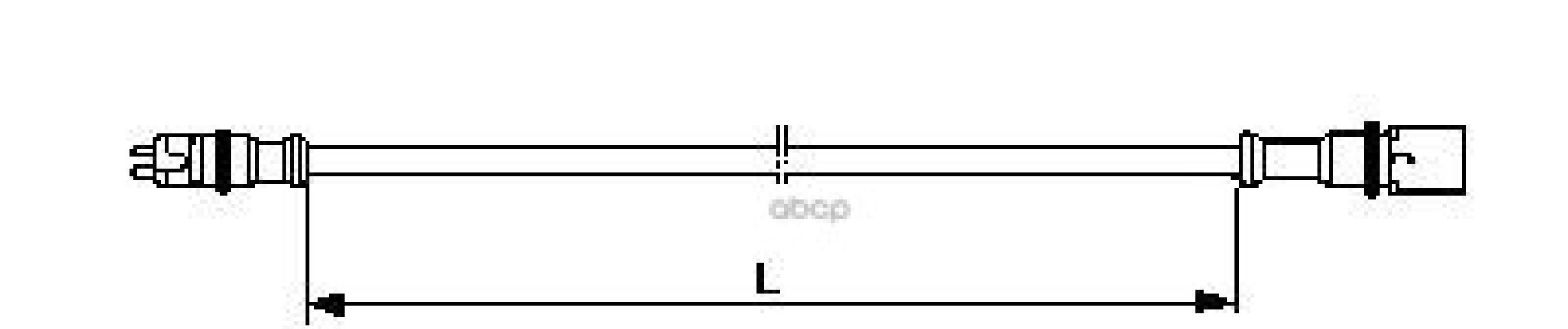 2 229 р. Кабель Датчика Абс Wabco арт. 4497120300  с доставкой в г. Кемерово