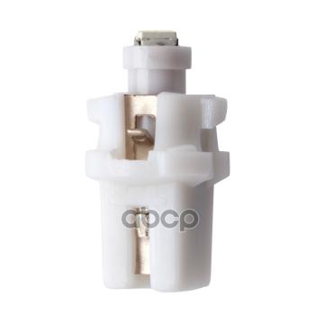 39 р. Лампа Светодиод 12V Т5 1Диод Smd Белая (Панель Приборов) С Патроном Маяк W2*4.6D (12T5P8,7-W1Smd) Маяк арт. 12T5P8,7-W1SMD  с доставкой в г. Кемерово. Увеличить фотографию 1