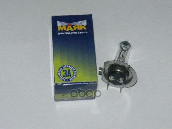 329 р. Лампа Галогеновая H7 12V  55W Маяк Super Light+30% (52720 Sl) Маяк арт. 52720 SL  с доставкой в г. Кемерово. Увеличить фотографию 1