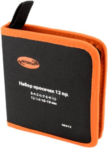 1 119 р. Набор Просечек 12 Шт. (3,0-19Мм) В Сумке Автоdело (40412) АвтоDело арт. 40412  с доставкой в г. Кемерово. Увеличить фотографию 2