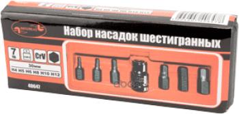 299 р. Набор Бит Hex (4-12 Мм)  7 Предм. Автоdело (40647) АвтоDело арт. 40647  с доставкой в г. Кемерово. Увеличить фотографию 2