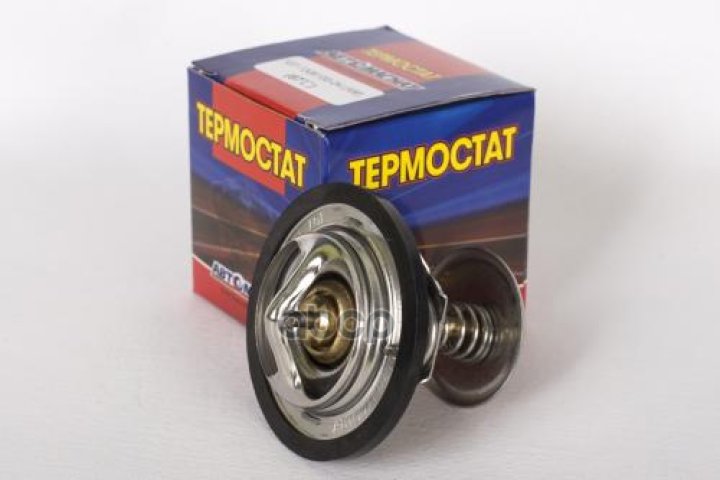 277 р. Термостат Для АМ Газ Зил Камаз Маз Паз Урал 87°С(Норм.100) 107-1306100-04 Автомагнат (Am-29-014) АВТОМАГНАТ арт. 107-1306100-04  с доставкой в г. Кемерово