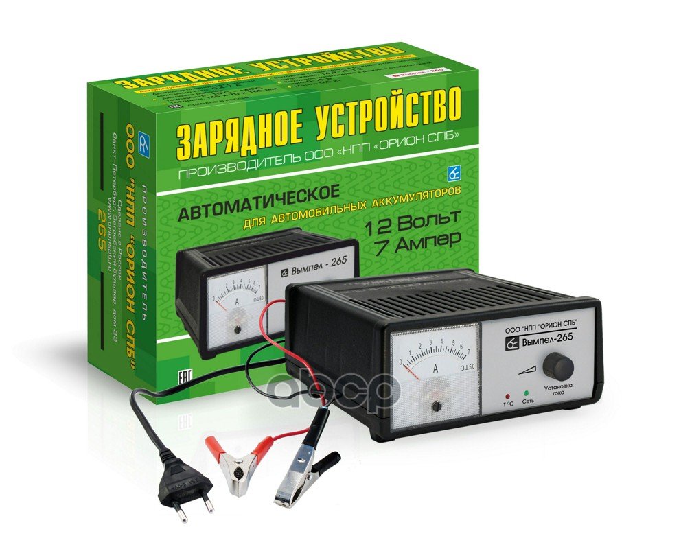 2 799 р. Зарядное Устройство Вымпел 265 (Автомат, 0-7А, 12В, Стрелочный Амперметр) (2049) ВЫМПЕЛ арт. 2049  с доставкой в г. Кемерово