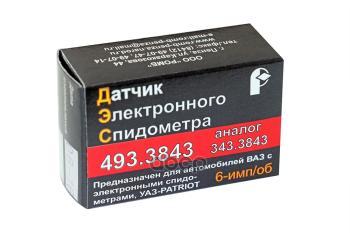 319 р. Датчик Скорости Ваз 2108-12, Для АМ Газ,Уаз ( 6 Имп.Об., Бол., Прямоуг.)  Ромб (Ан. 343.3843) (4 Ромб арт. 493.3843  с доставкой в г. Кемерово. Увеличить фотографию 2